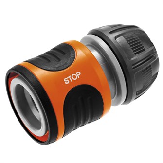 Gardena Slangekobling med vandstop - 1/2" og 5/8"